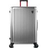 Hartschalen-Trolley HEYS "Smart Luggage, 76 cm" Gr. B/H/T: 52 cm x 76 cm x 30 cm 109 l, silberfarben (silver) Koffer Hartschalenkoffer groß vollständig venetztes High-End-Gepäck mit App-Funktion