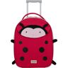 Kinderkoffer SAMSONITE "Happy Sammies ECO, Ladybug Lally" Gr. B/H/T: 35,5 cm x 45 cm x 18 cm 22,5 l, rot (ladybug lally) Koffer Handgepäck-Koffer Kinderreisekoffer Kindertrolley Handgepäck Weichschalenkoffer