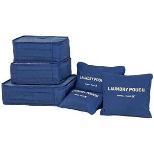 Tech of sweden Large Capacity Storage 6 In 1 Organizer Blue