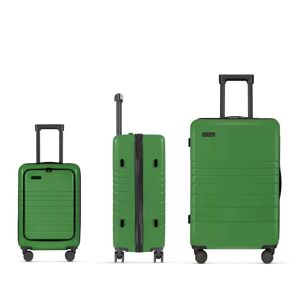 Sæt med tre Eternitive kufferter model E1 moderne kufferter, holdbare og lette TSA kombinationslås 360 ° drejelige hjul