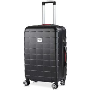 Deuba Hard Shell Kuffert Exopack Sort 80l 65x41x27cm