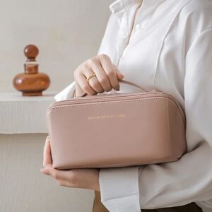 Makeuptaske / Nødvendigt - Taske til makeup -Opbevaringstaske til kosmetik-WELLNGS Rosa