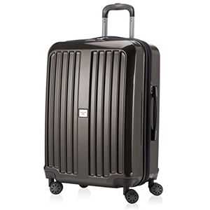 Hauptstadtkoffer X-Berg Hartschalenkoffer Koffer Trolley Rollkoffer, 65 cm, 90 Liter, TSA, Graphit Glanz