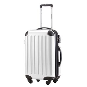 Hauptstadtkoffer Alex Carry on luggage On-Board Suitcase Bag Hardside Spinner Trolley 4 Wheel Expandable, 55cm, white