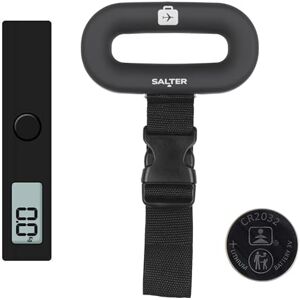 SALTER Soft Touch Luggage Scale, Black