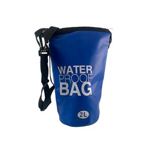 Satana Dry Bag 2 Liter - Vandtæt Taske - Flere Friske Farver - (Farve: Blå)