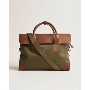 Bennett Winch Canvas Briefcase Olive men One size Grøn