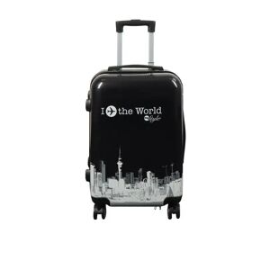 Borg Living Kabine kuffert - Hardcase letvægt kuffert - Trolley med motiv - New York city - Black