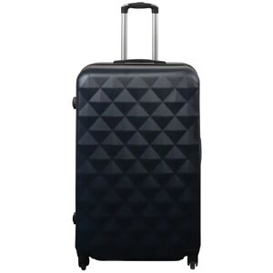 Borg Living Stor kuffert - Diamant mørkeblå - Hardcase kuffert tilbud - Smart rejsekuffert