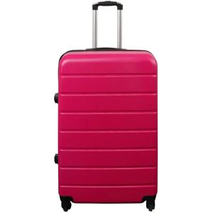 Borg Living Stor kuffert - Pink - Hardcase kuffert - Str. Large - Letvægts kuffert med 4 hjul