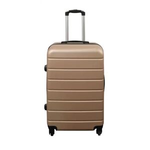 Borg Living Kuffert - Hardcase kuffert - Str. Medium - Guld - Praktisk rejsekuffert