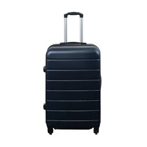 Borg Living Kuffert - Hardcase kuffert tilbud - Str. Medium - Blå - Praktisk rejsekuffert