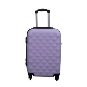 Borg Living Håndbagage kuffert - Hardcase letvægt kuffert - Str. lille - Diamant lilla