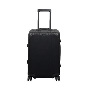 Borg Living Håndbagage kuffert - Aluminiums kuffert - Sort - Luksuriøs trolley med TSA lås - 36 liter