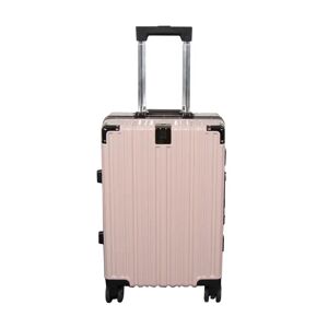 Borg Living Kuffert - Eksklusiv hardcase kuffert - 60 liter - Rosa - Leyvægts rejsekuffert