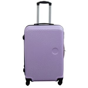 Borg Living Kuffert - Str. Medium - Hard case kuffert - Lyslilla cirkler - Smart billig rejsekuffert