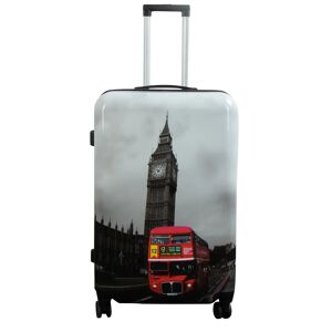 Borg Living Stor kuffert - Hardcase kuffert med motiv - Big Ben - Eksklusiv letvægt kuffert
