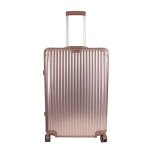 Borg Living Aluminiums kuffert - Rosa-guld - LARGE - Luksuriøs rejsekuffert med TSA lås