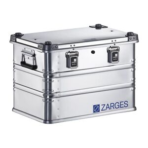 ZARGES Caja universal de aluminio IP65, capacidad 70 l, dimensiones exteriores L x A x H 600 x 400 x 410 mm