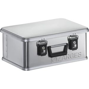 ZARGES Caja de aluminio MINI XS, capacidad 24 l, L x A x H interiores 450 x 290 x 180 mm