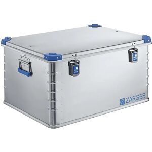 ZARGES Caja universal de aluminio, capacidad 157 l, medidas exteriores LxAxH800 x 600 x 410 mm