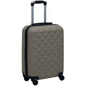 vidaXL Maleta trolley con ruedas rígida ABS gris antracita