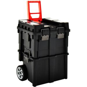 vidaXL Maleta trolley para herramientas con mango 46x36x41 cm