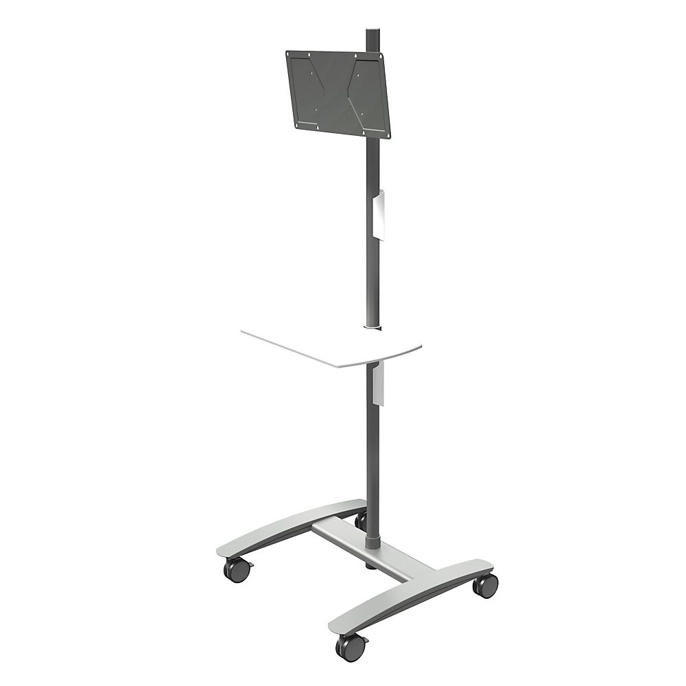 Dataflex Carro tipo trolley VIEWMATE COMBO AV, para una pantalla, plateado