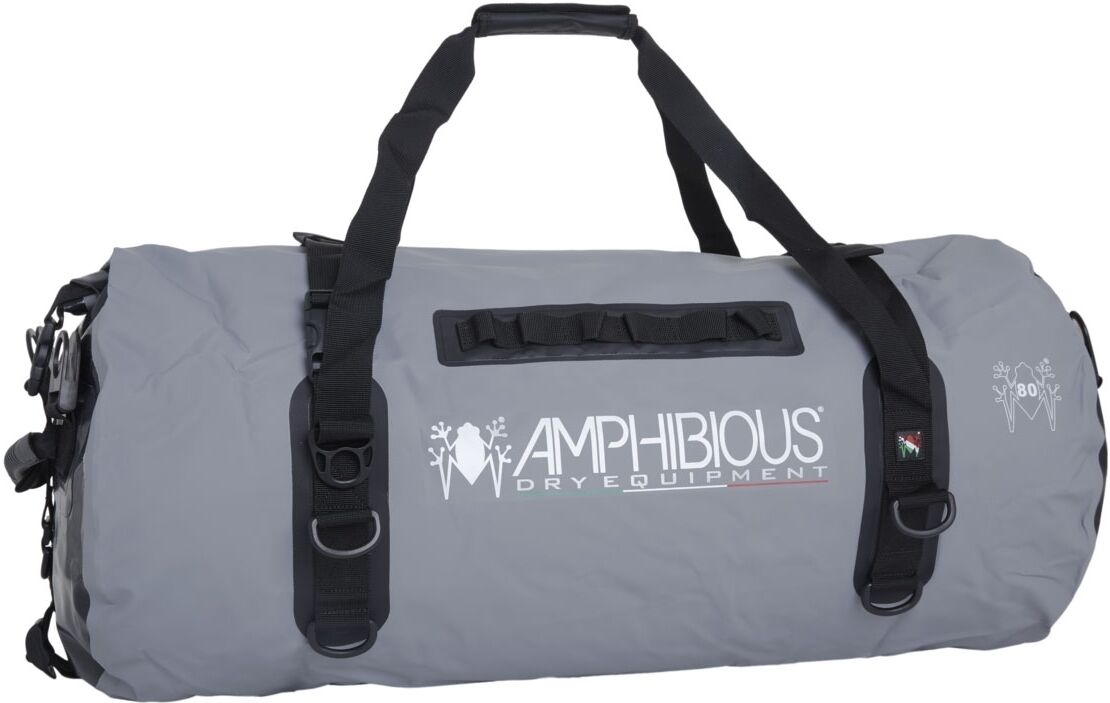 Amphibious Cargo bolsa de lona impermeable - Negro Gris (160)