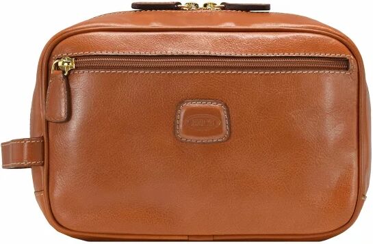 Bric's Life Pelle Neceser de viaje piel 25 cm cognac