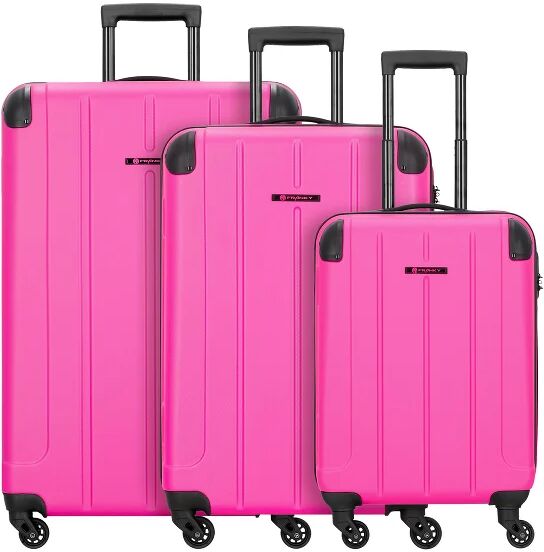 Franky Munich Maleta 4 ruedas set 3pzs. pink2