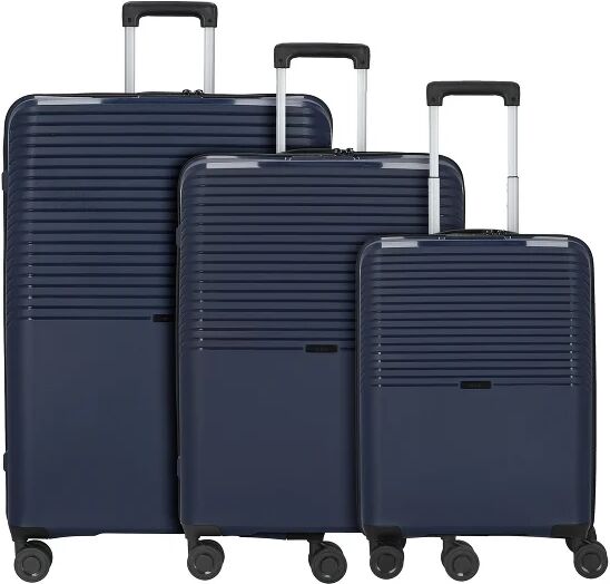 d&n Travel Line 4000 Maleta 4 ruedas set 3pz. navy