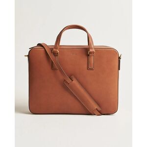 Mismo Morris Full Grain Leather Briefcase Tabac - Sininen - Size: S M L XL XXL - Gender: men