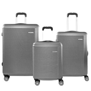 Evasion Light Lot de 3 valises rigides Summer Extensibles 77, 67 et 55 cm Silver - Publicité