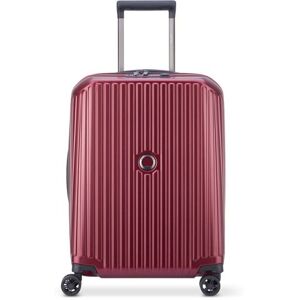 Delsey Paris Valise cabine rigide Securitime Zip Slim port USB 55 cm Rouge