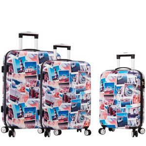 Snowball Lot de 3 valises rigides D85803 Extensibles 55, 65 et 75 cm Polaroïds Europe - Publicité
