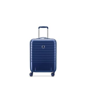 Delsey Paris Valise cabine rigide Caumartin Plus Slim 55 cm Bleu Acier