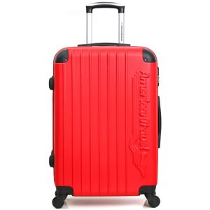 American Travel - Valise Long Séjour 4 roues Budapest 70 cm rouge Rouge - Publicité