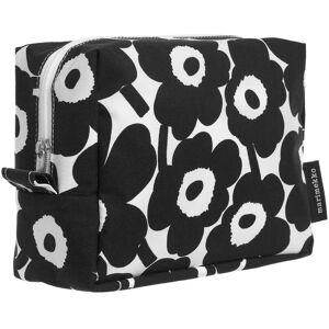 Marimekko - Vilja Mini Unikko Trousse de toilette, blanc / noir