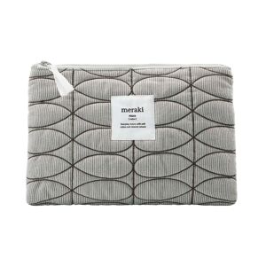 Meraki - Mentha Trousse de toilette 30 x 20 cm, light grey / army green