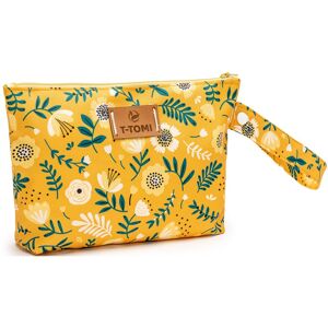 T-TOMI Small Baggie sac de voyage Mustard flowers 18x24 cm