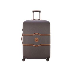 Delsey Valise Chatelet Air 77 cm Taille L 4 doubles roues Marron - Publicité