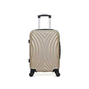 Hero - valise cabine abs lagos 55 cm 4 roues - beige - Publicité