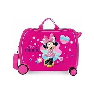 Joumma Bags Valise trotteur MINNIE Love - rose 8557 - Publicité