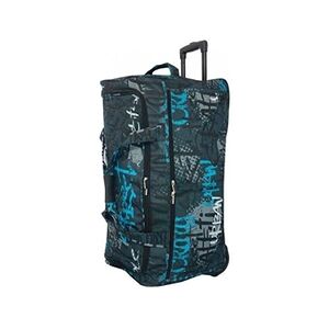 David Jones Sac de voyage avec roulettes 120L grand volume taille XL 76cm ImprimE bleu - Publicité