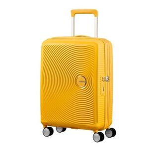 American Tourister Valise cabine Soundbox 55 cm 4 roues Jaune - Publicité