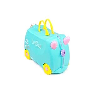 Trunki Valise Licorne Una avec Autocollants Bleu 18 L 4 roues - Publicité