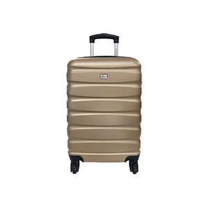 David Jones Valise cabine passe-partout rigide ABS 55cm Champagne - Publicité