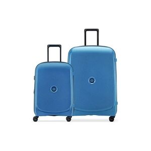 Delsey PARIS - BELMONT PLUS - Set de 2 valises rigides 55cm/ 76cm - Bleu zinc - Publicité