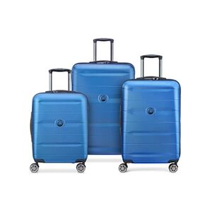 Delsey PARIS - COMETE PLUS - Set de 3 valises rigides 55cm/ 67cm/ 77cm - Bleu clair - Publicité